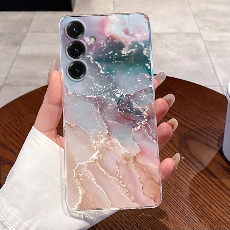 For Samsung S25 FE Case Cover Luxury Cute Rabbit Clear Soft TPU Coque Bumper For Samsung Galaxy S25FE S24 FE S25 FE Protect Case
