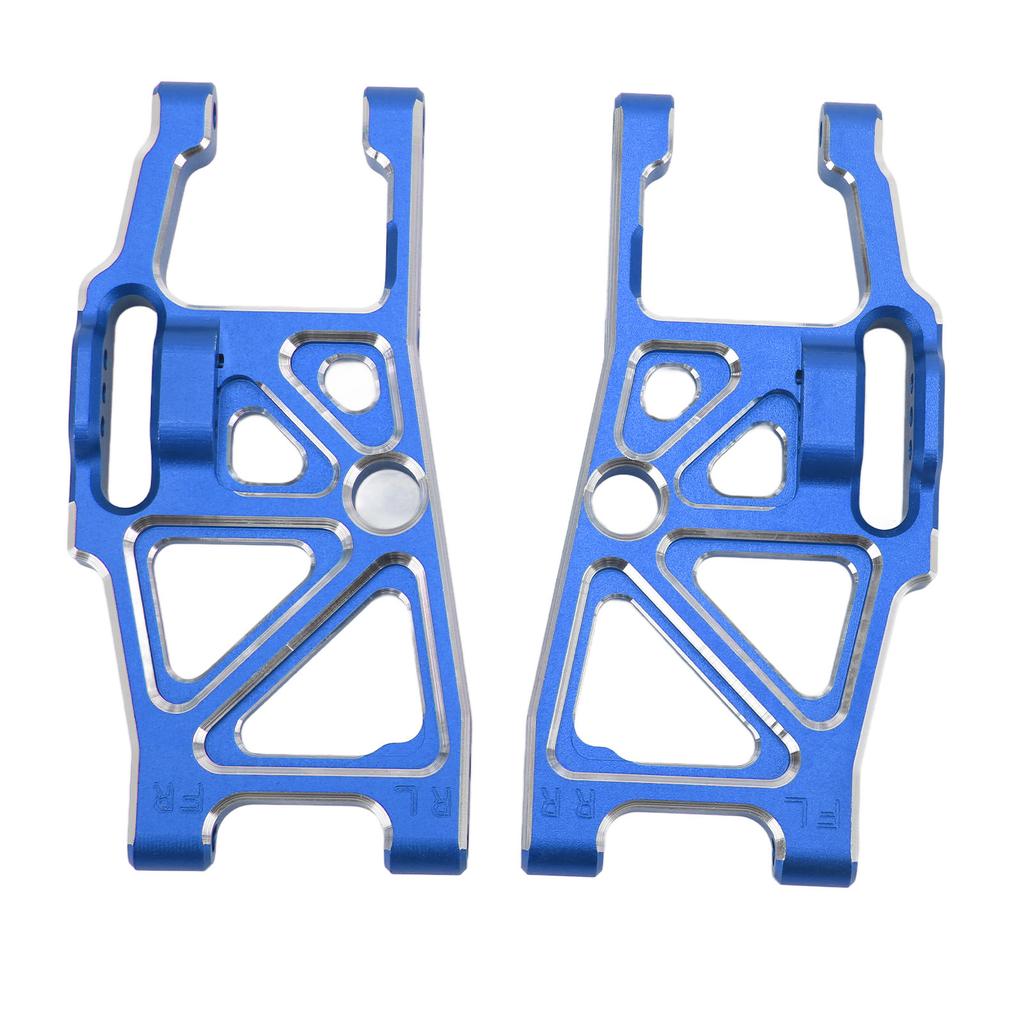 RC Front and Rear Lower Suspension Arm Set Aluminum Alloy RC Swing Arm Set for Traxxas 1 10 MAXX 2.0 RC Cars Dark Blue