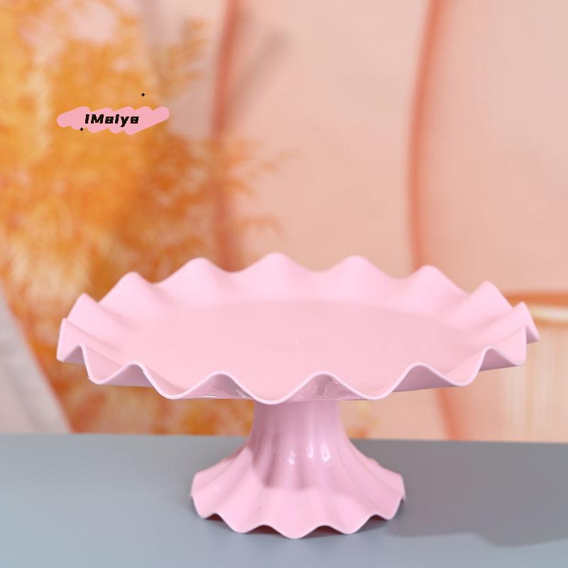 1 Stück Kunststoff-Kuchenständer Ausstellungsständer für Hochzeit Geburtstag Dessert Dekoration Schreibtischschale Küchen-Esszubehör