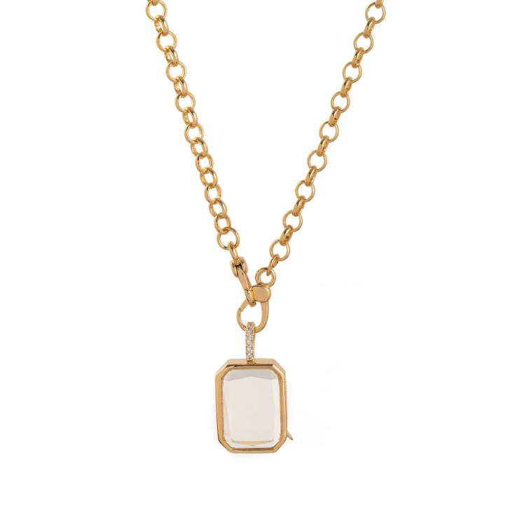 Open Pendant Necklace for Women Girls Simple Fashion DIY Accessory Necklace New Trendy Cute Chain Necklace Jewelry Gifts