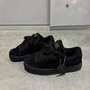 Kids Shoes Mens Retro Black Suede-Look Platform Sneakers Low Top Casual Shoes Outdoor Wear