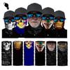 Xunhui Skull Sports Neck Warmer: Seamless Outdoor Cycling Face Mask & Sun Protection Headscarf