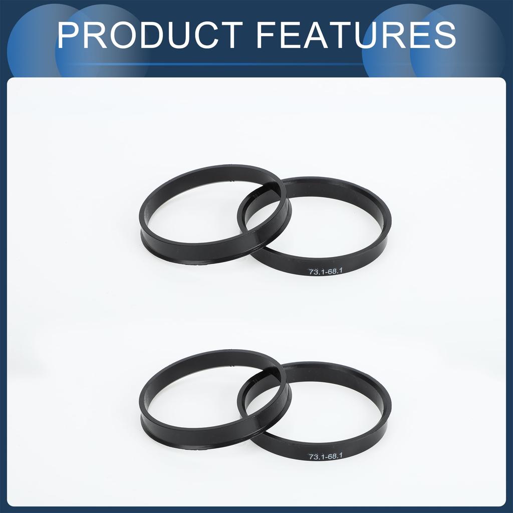 INFINAUTO Radnaben Zentrierring 68,1 mm Innendurchmesser 73,1 mm Außendurchmesser