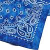 kakatrend bandana paisley 100% cotton tie-dye light blue adult bandana handkerchief unisex durag large size men's sky blue 55cm x 55cm
