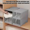 1/2Pcs Shoe Box with Handle Flip-Top Design Easy Access Storage Box Mesh Window Zipper Closure Shoes Stackable Shoe Organizer