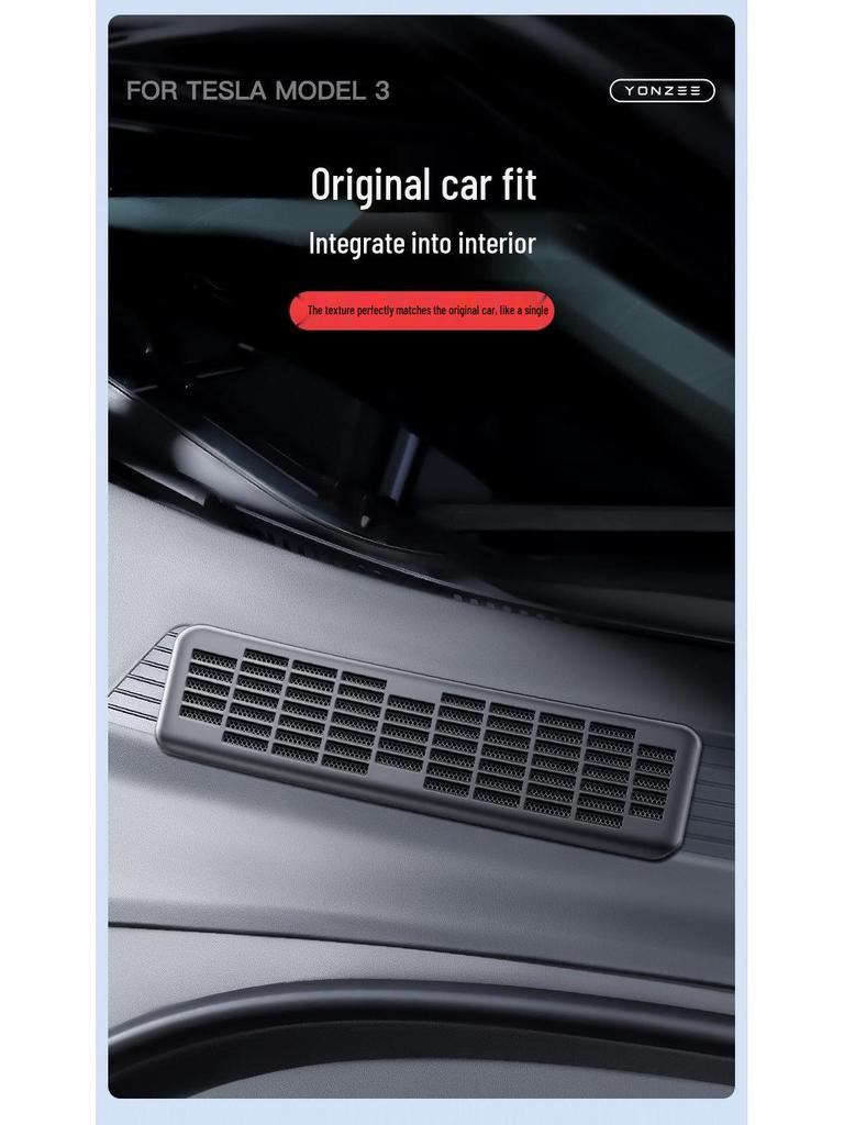 Air Conditioning Intake Vent Cover Filter for Tesla Model 3 Facelift