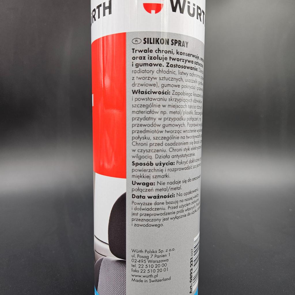 Spray Silikonowy 500 ml Wurth