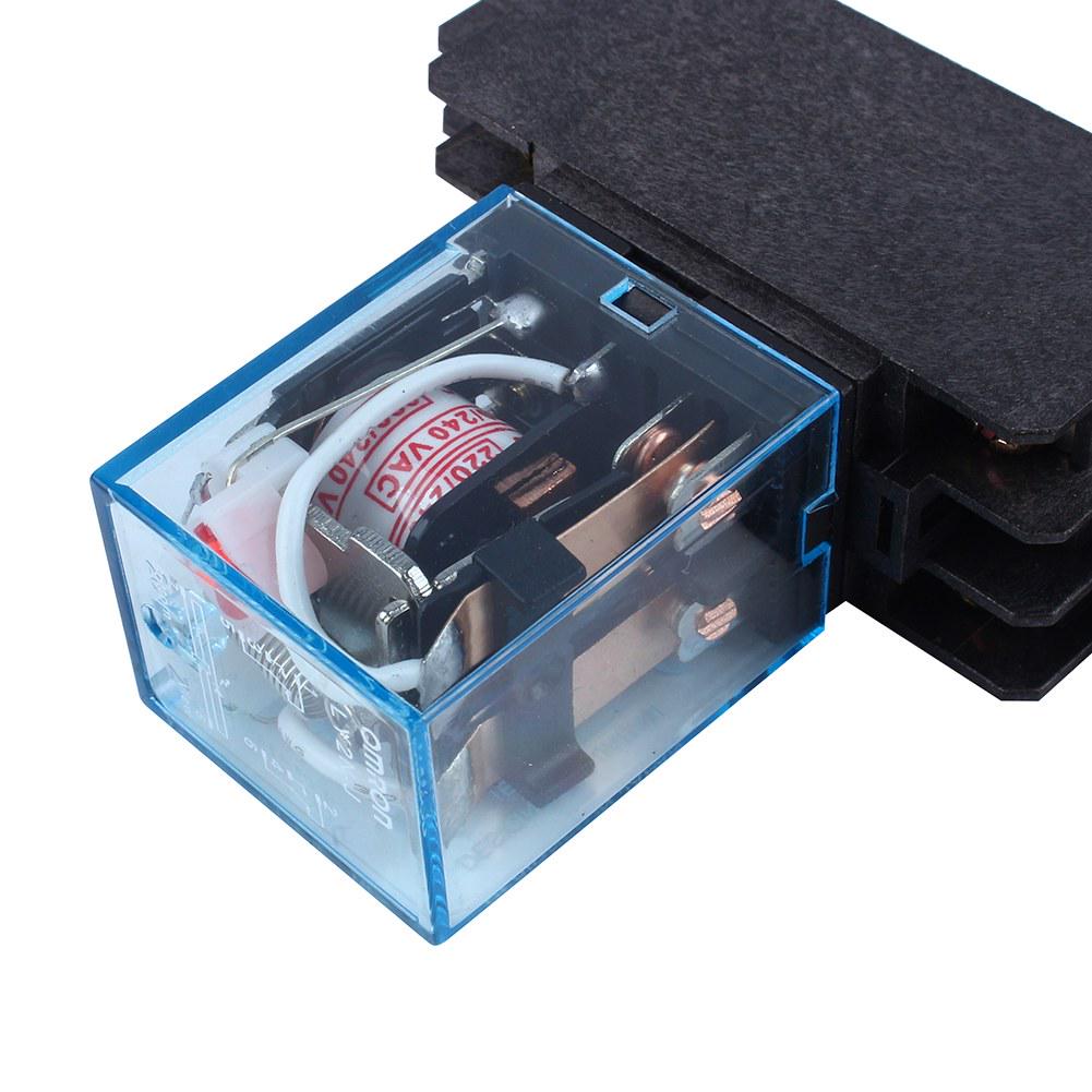 

Новое реле мощности катушки переменного тока 220 В 10A DPDT LY2NJ HH62P HHC68A-2Z с гнездом