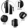 Elegant Stainless Steel Water Pitcher with Ergonomic Handle Ideal for Home and Office Cold Beverages Serving Pot