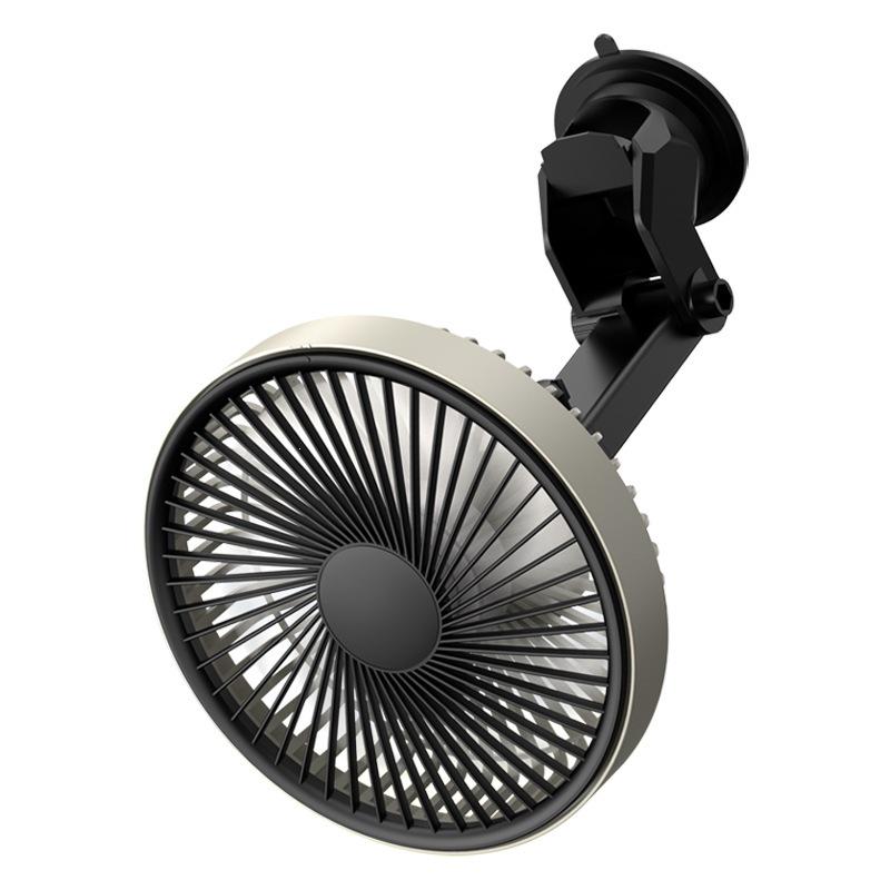 

Portable Magnetic Table Fan with Suction Cup for Car, Office, and Train Plug-in with Suction Cup чёрный