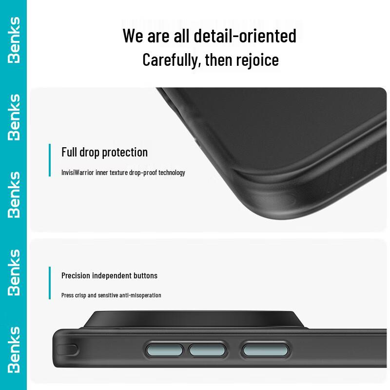 Ochranné pouzdro Benks Lucid Armor s pískovanou povrchovou úpravou pro Vivo X300/X300 Pro