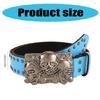 Versatiles Leather Belt Hipsters Fashion Waistband Men Skull Buckle Waist Belt for Trendy Outfits