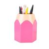 Pencil Shaped Make Up Brush Pen Holder Pot Office Stationery Storage Organizer School Supplies for Kids Pens Holder