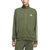 Adidas 3S High Neck Striped Logo Zip Long Sleeve Jacket Men jackets KR6433