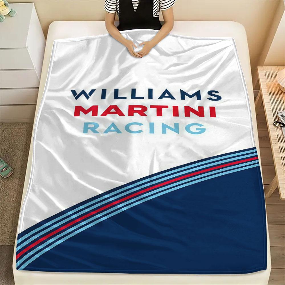 1PC Martini Racing Patterned Flannel Blanket Suitable For All Seasons for Home Decor Warmth and Comfort Gifts Holiday Present