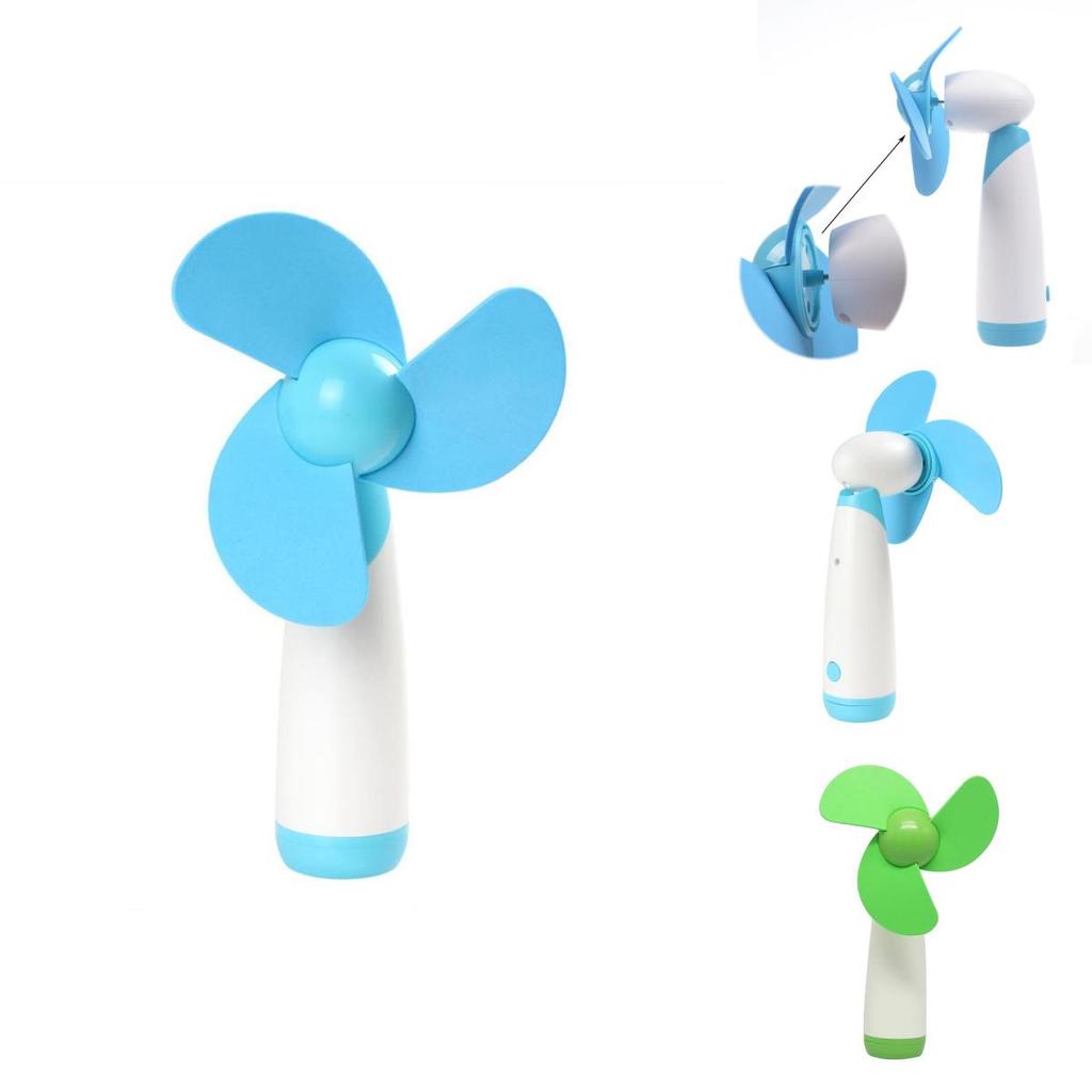 Handheld Mini Fan With Dry Battery For Travel And Outdoor Use Perfect For Students And Office