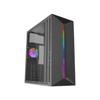 Mars Gaming Mc-blaze Caja Pc Atx Ventilador Frgb 80mm Tira Led Rgb Frontal Negro
