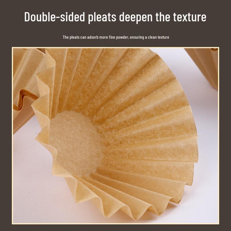 Origami Drip Coffee Filter Paper for Pour-Over Coffee Makers