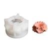 Multipurpose Sturdy Silicone Sakuras Candle Holder Mold Set Portable for Resin Plaster Craft Supplies Assorted Sizes