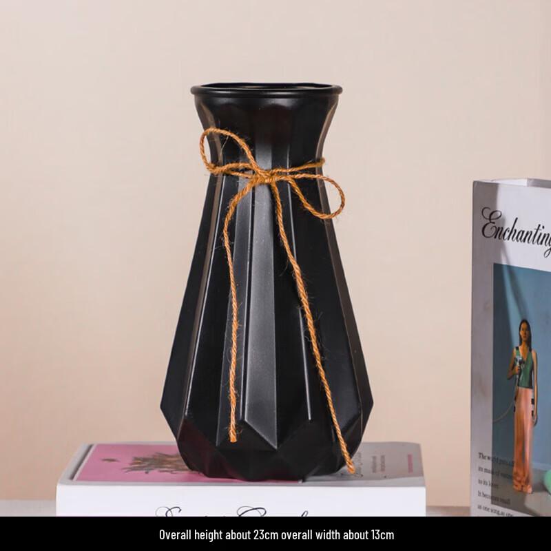 

Креативная новая ваза-оригами в китайском стиле из черного пластика