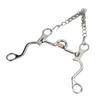 Pelham Bit Strong Fine Workmanship Stainless Steel Horse Bit for Horse Riding Equestrian Performance130MM