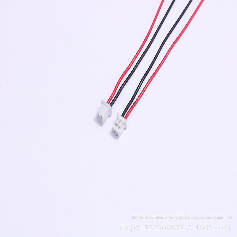 1.25 Terminal 2P Single-Head Red & Black Electronic Wire for Speaker/Battery Connection