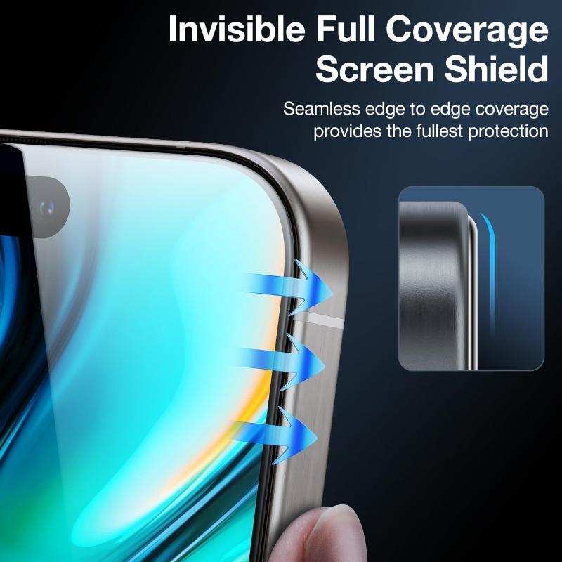 4Pcs Privacy Screen Protector for Apple 17 16 15 Pro Max 16e Air Tempered Glass For IPhone 14 13 12 11 Pro Mini XR XS Glass