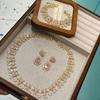 Candy Shape Full Of Zircon Celebrity Temperament High Sense Heavy Industry Light Luxury Women'S Necklace Set