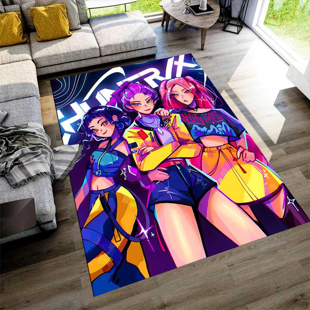 Dreams Urban Vibes Area Rug Design for Study room Game Room Hallway Balcony Anti-slip Rug Anime Office Decor Gift for Festivals