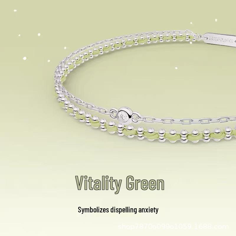 Zodiac Year Lucky Red String Double Layer Bracelet - High-End Little Horse Gift for Girlfriend
