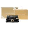 Michael Kors MK Sonia Chain Solid Color Large Logo Flap Leather Shoulder Crossbody Bag Medium Women Bags Black 35F1G6SL3L-001