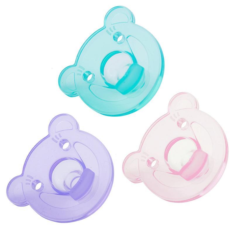 Acecoree Cute Baby Safety Silicone Pacifier Infant Nipple Soother With Anti-lost Chain Soother Pods Acecoree Cute Baby Safety Silicone Pacifier Infant Nipple Soother With Anti-lost Chain Soother Pods