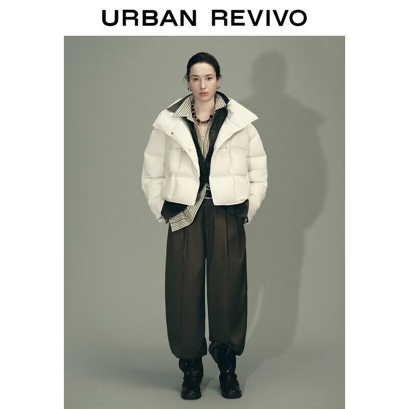 UR Urban Collection Women's Stand Collar Quilted Down Jacket