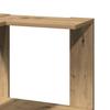 Corner Bookshelf 5 Shelves Artisan Oak Finish 50x50x179 Cm Particleboard