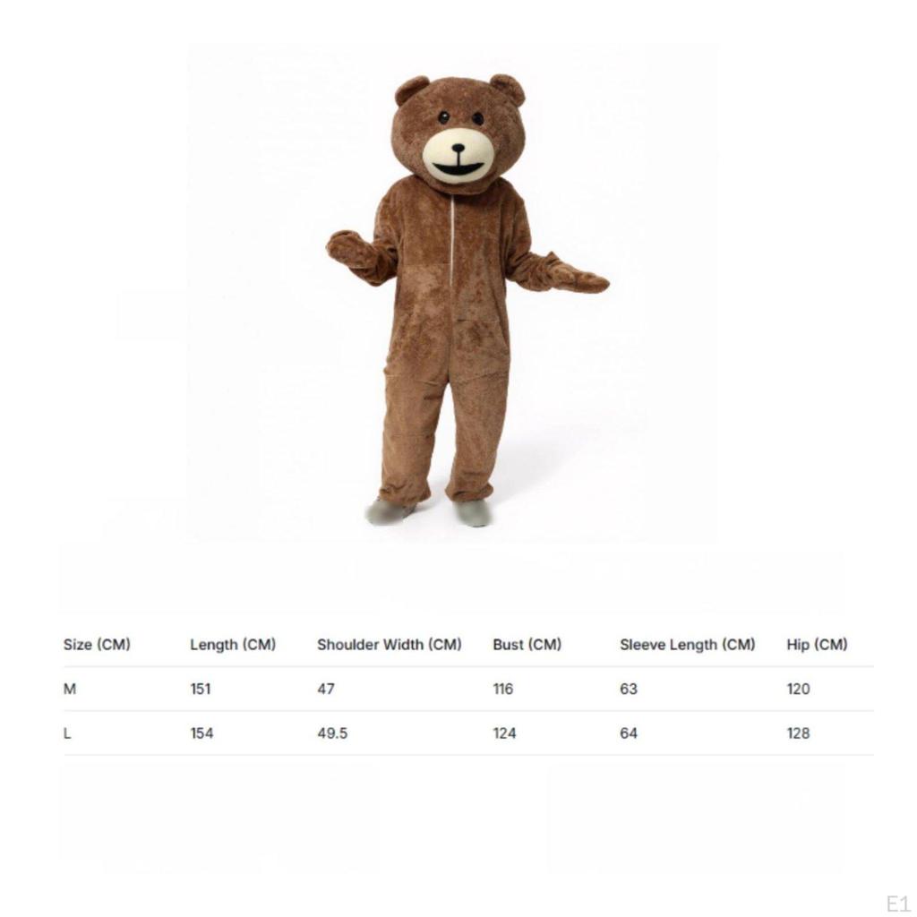Costume Animale Peloso Facile da Indossare Intero Corpo per Promotori,
