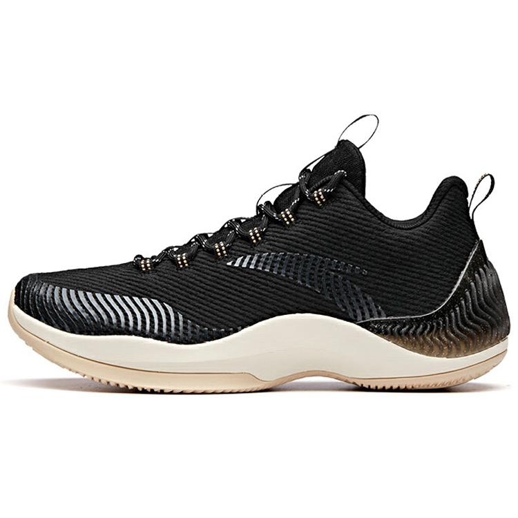 New ANTA The Dagger 2 Basketball Shoes Men Low Top Black Gray 11841304-1