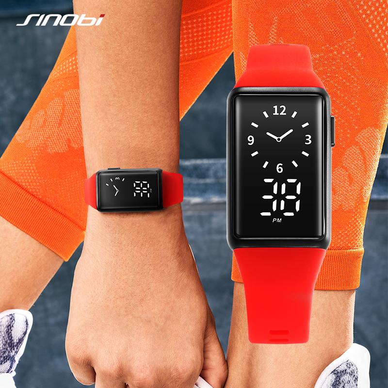 SINOBI Nova chegada relógios digitais masculinos moda esportes à prova dwaterproof água relógios de pulso masculino design original relógio de calendário masculino