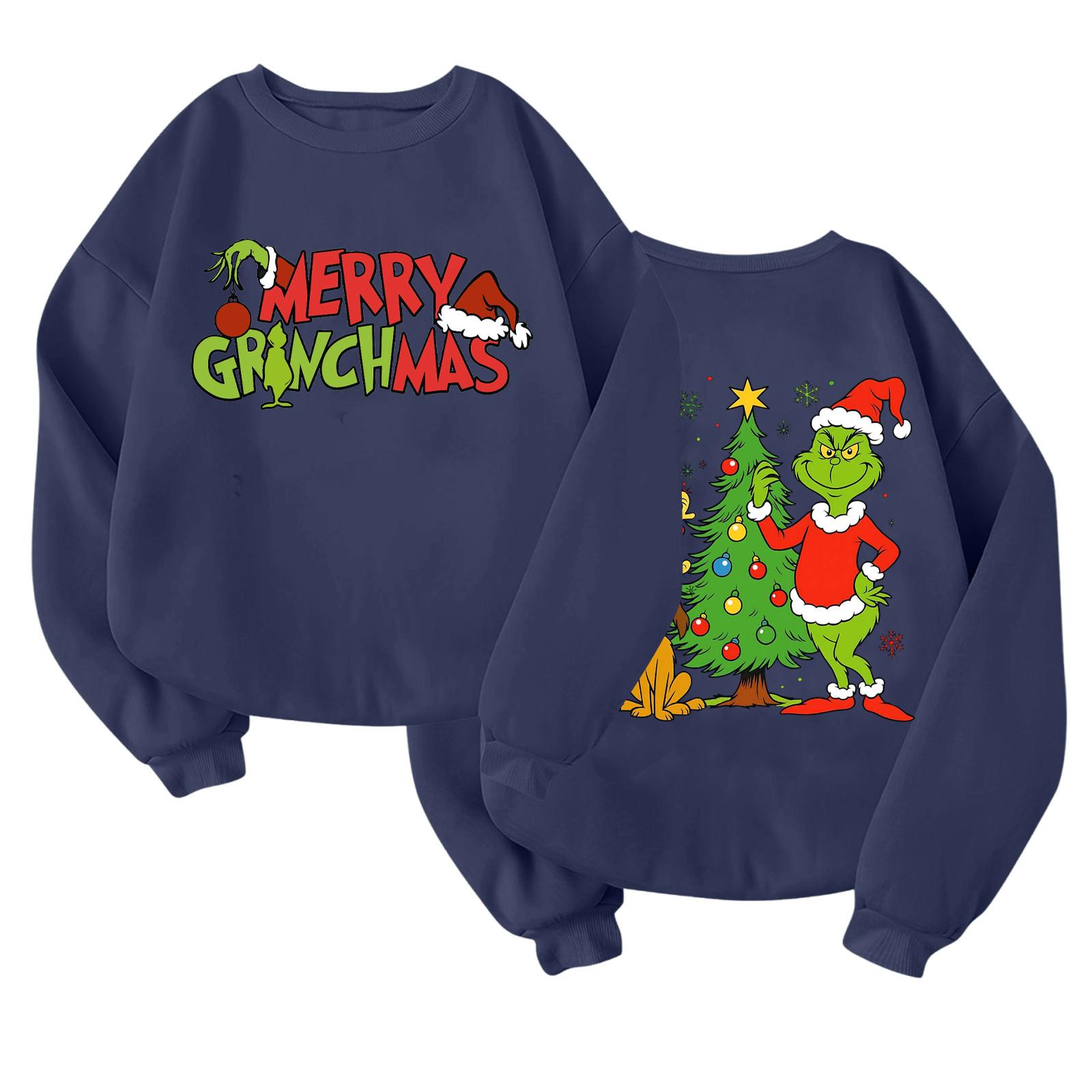 

Детский модный легкий пуловер с длинным рукавом и круглым вырезом с карманами, пуловер с принтом 140 тёмно-синий