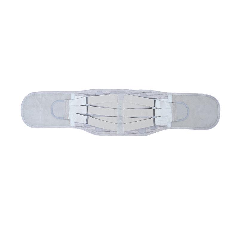 Lightweight Unisex Lumbar Support Belt - Breathable Abdominal Binder & Protective Gear for Office Use Lumbar Support Belt - Gray