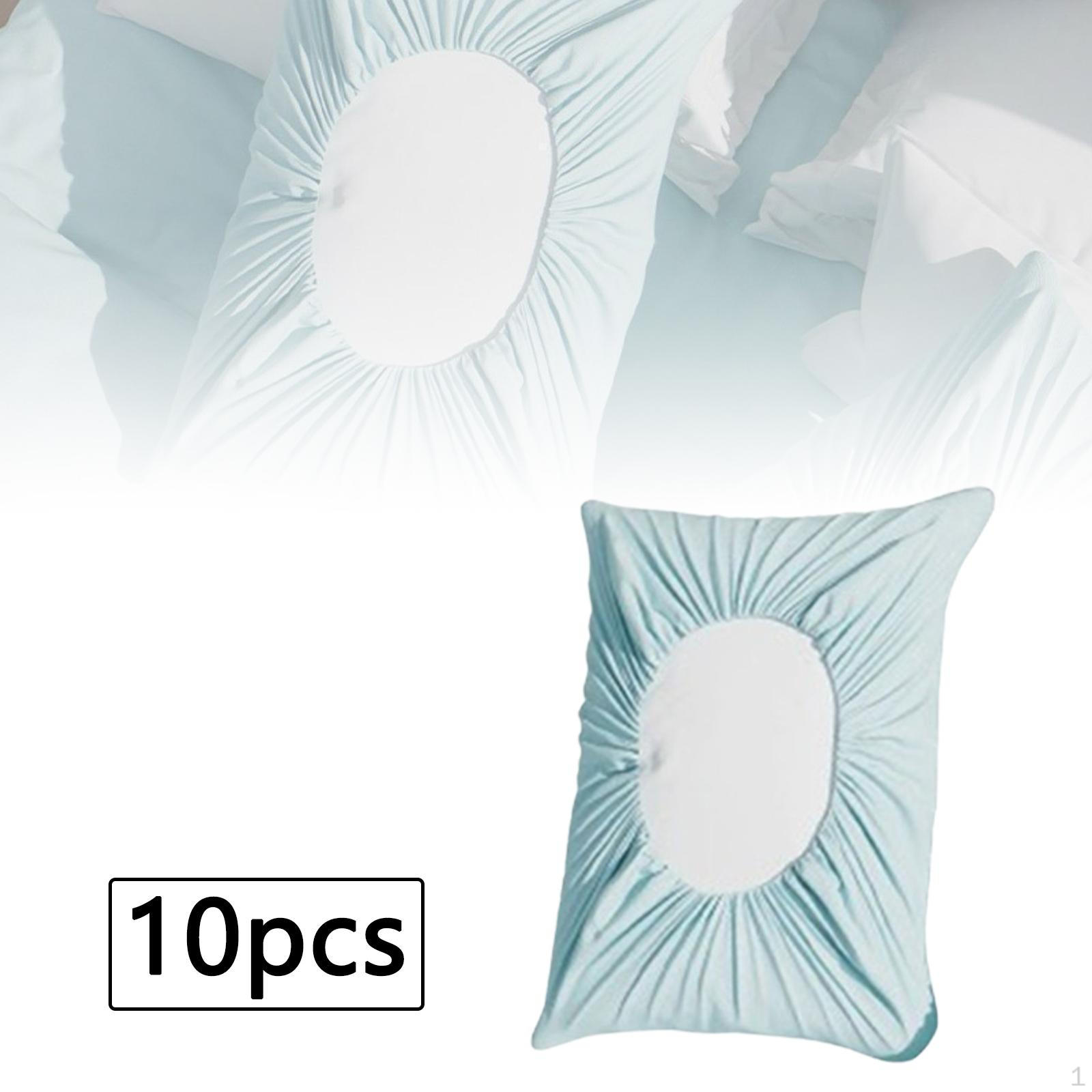 

10 одноразовых наволочек 32x20 дюймов для гостиничных и домашних постельных принадлежностей