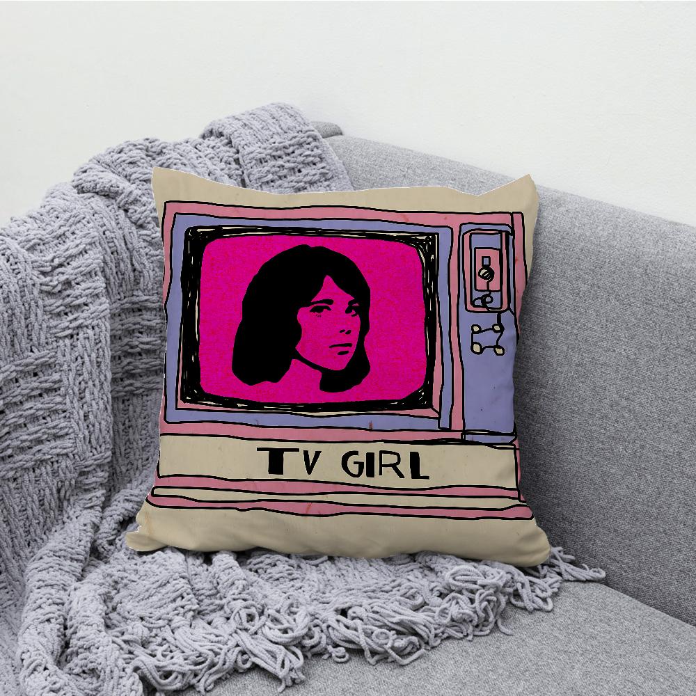 Band Tv -GGirl Album Pillow Case Soft Cushion Cases for Farmhouse Sofa Decor Home Decorations and Protector Pillow Case