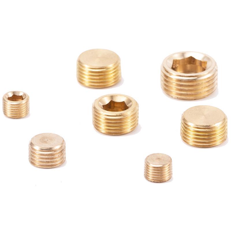 Plastic Mold Tapered Copper Hex Plug - PT British Standard Screw for Water Pipes