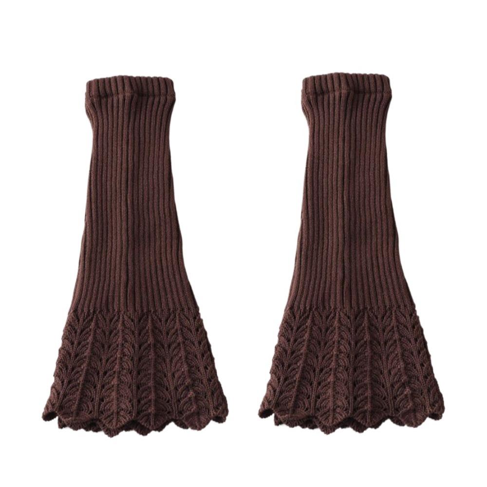 

Sweet Women s Foot Cover Solid Color Girl s Boots Heap Socks Ankle Warmer кофейный