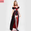 Red Heart Queen European & American Halloween Costume: Witch, Vampire, Clown