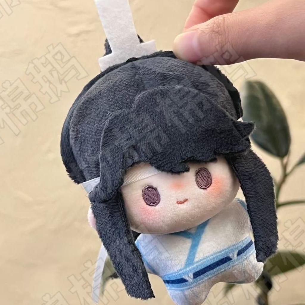 10cm Anime Lan Sizhui Cosplay Plush Doll Pendant Mo Dao Zu Shi Stuffed Toy Birthday Gift