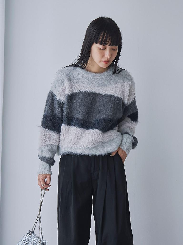 Cohen Mischgarn Colorblock Strick 76306460216 1900 DK.GRAU(19) KOSTENLOS