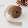 Home Decor Party Supplies Bag Wrapping Jute Burlap Ribbon Gift Packing Braided Burlap Ribbon