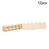 12Pcs 1/12 Doll House Wooden Roof Tiles DIY Miniature Room Painting Accessory