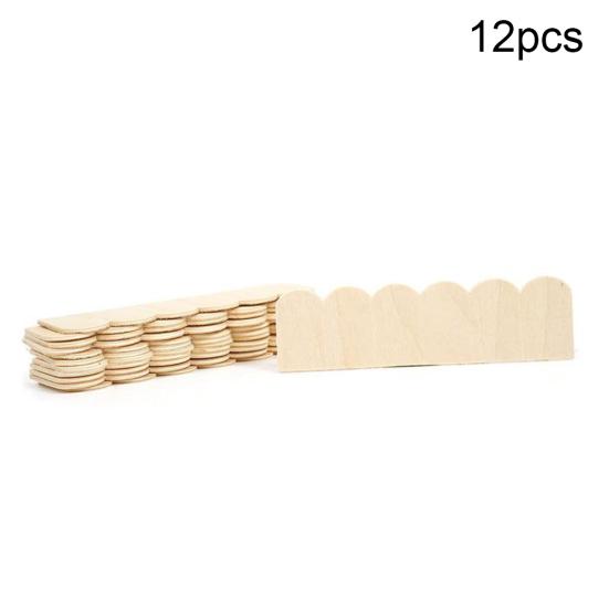 

12шт 1/12 кукольный дом деревянная черепица DIY миниатюрная комната живопись аксессуар