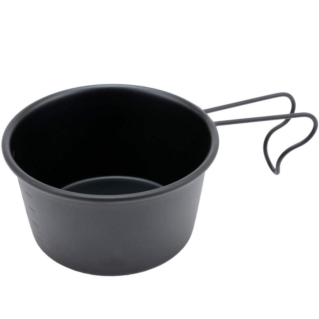 Katariki Shoji PTYGRACE Sierra Stainless with Made in Japan Cup, Deep, 300ml, 18-8 Steel, Black, Graduations,